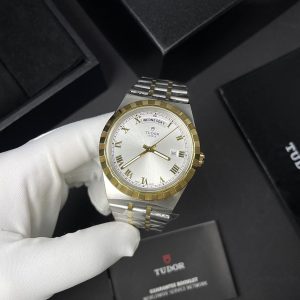 Tudor Royal Men's 41mm Blue Dial Super Clone Watch with Cash on Delivery 1137949219 - side view | Royal